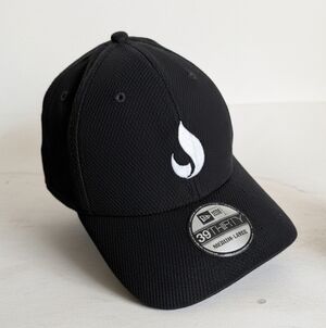 Black New Era Cap with White Logo